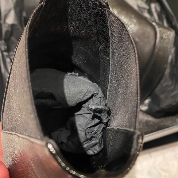 Saint Laurent Caviar Leather Black Ankle Boots 🖤 - Picture 7 of 7